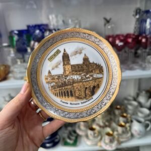 Plato porcelana ORO LEY