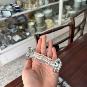 Juego de 12 porta cubiertos de vidrio