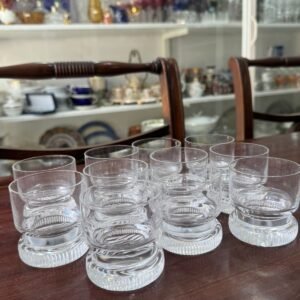 Juego de 11 vasos de cristal ideales para café