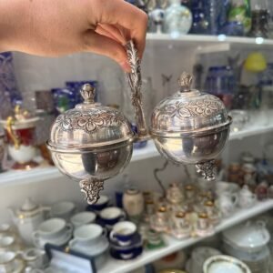 Set de azucarera y yerbera platería