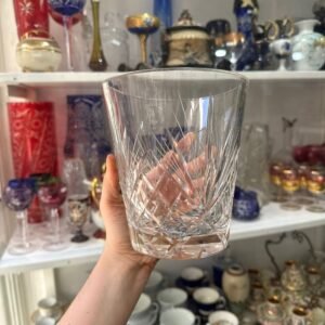 Hielera de cristal súper tallado