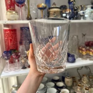 Hielera de cristal súper tallado