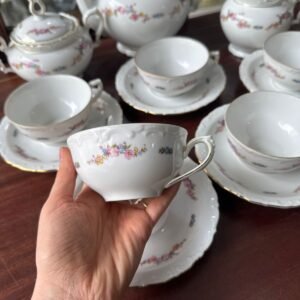 Juego de té porcelana checoslovaca