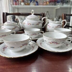 Juego de té porcelana checoslovaca