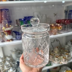 Bombonera de cristal súper tallado