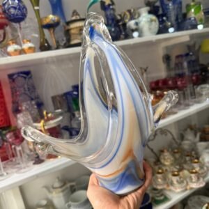 Centro de mesa de cristal de murano