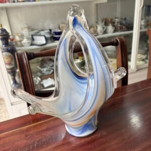 Centro de mesa de cristal de murano