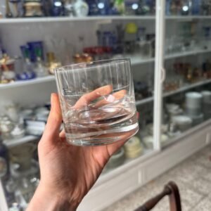 Set de 4 vasos de cristal para whisky