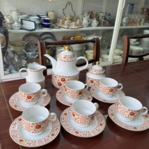Juego de té porcelana tsuji para 6 personas
