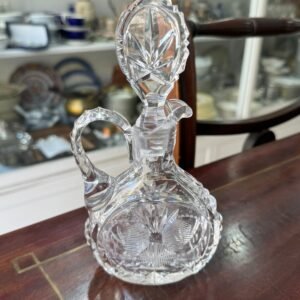 Aceitera cristal tallado