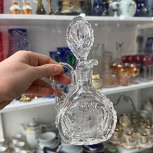 Aceitera cristal tallado