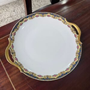 Masitero o plato de torta porcelana LIMOGES