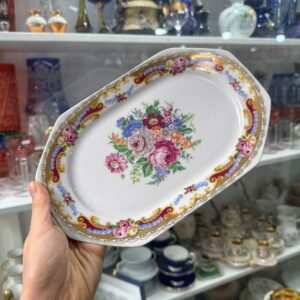 Fuente mediana de porcelana