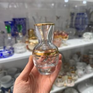 Florero violetero o jazminero de cristal