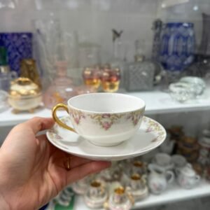 Dúo de té porcelana francesa LIMOGES