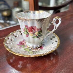 Dúo porcelana japonesa tornasol