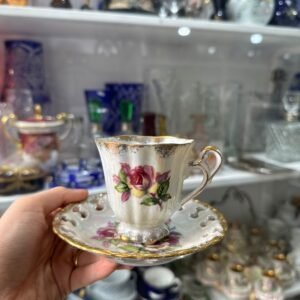 Dúo porcelana japonesa tornasol