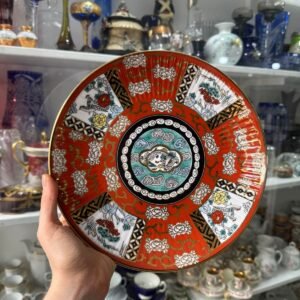 Plato porcelana tsuji pintado a mano