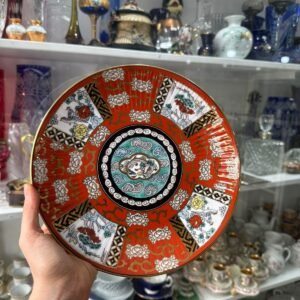 Plato porcelana tsuji pintado a mano