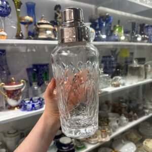 Coctelera de cristal súper tallado