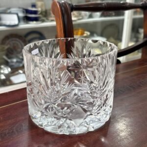 Exquisita hielera de cristal súper tallado