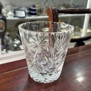 Exquisita hielera de cristal súper tallado