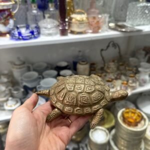 Tortuga de bronce cenicero