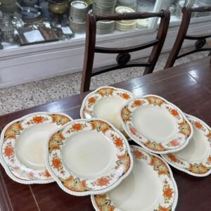 Juego de 6 platos playos ingleses