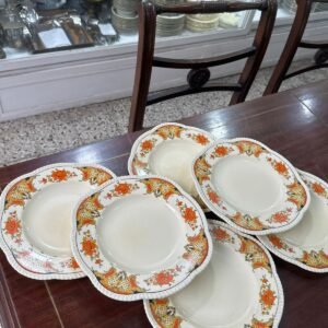 Juego de 6 platos playos ingleses