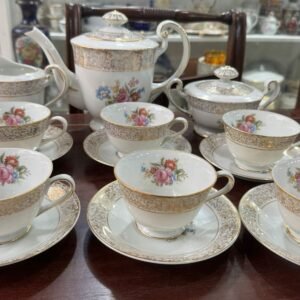 Juego de té porcelana tsuji completo para 6 personas