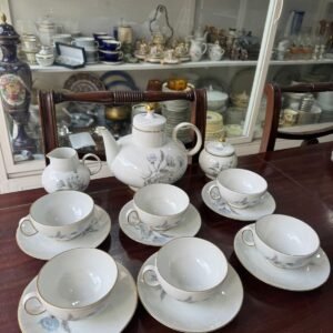 Juego de té porcelana verbano