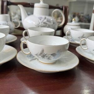 Juego de té porcelana verbano