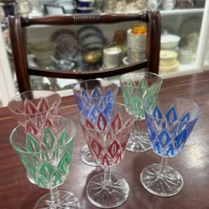 Juego de 6 copas de colores
