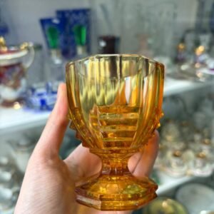 Set de 5 copas ambar