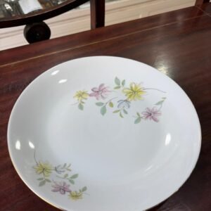 Plato de torta o fuente redonda porcelana verbano