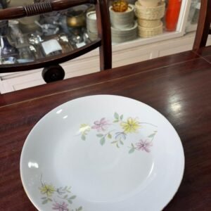 Plato de torta o fuente redonda porcelana verbano