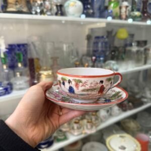 Dúo de té porcelana japonesa