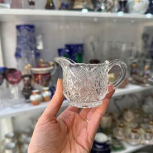 Jarra limonera de vidrio prensado