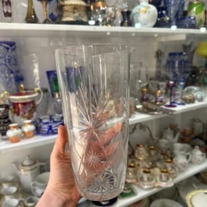 Jarra cristal tallado