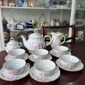 Juego de té porcelana verbano