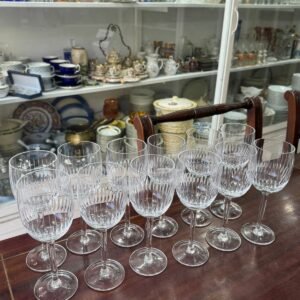 Juego de 12 copas de cristal ideales para vino