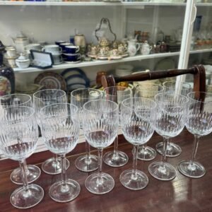 Juego de 12 copas de cristal ideales para vino