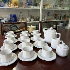 Juego de té porcelana tsuji completo para 12 personas