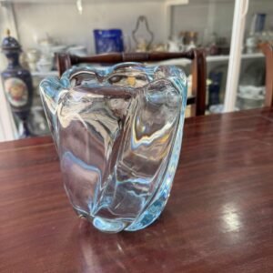 Florero de cristal de murano firmado Orrefors
