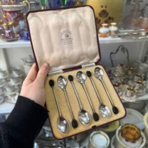 Juego de 6 cucharas de té inglesas MAPPIN WEB con su estuche