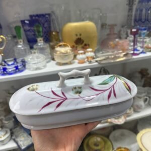 Portapeine antiguo de porcelana