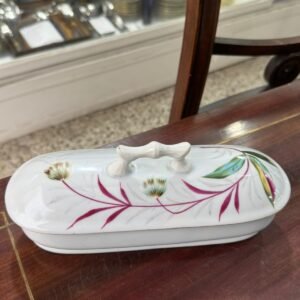 Portapeine antiguo de porcelana