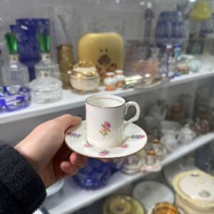 Dúo de café porcelana inglesa de colección