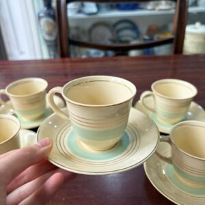 Juego de 6 dúos de café ingleses johnson bros