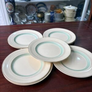 Juego de 9 platos de postre ingleses johnson bros
